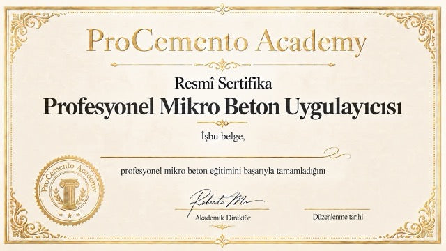 ProCemento Academy Diploması