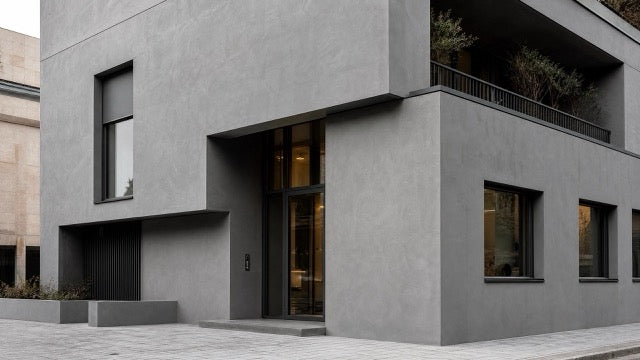 Mikro beton ile tamamlanmış teras